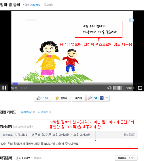자막 및 원고 오류사례이미지