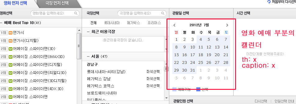 표의 구성 오류사례이미지