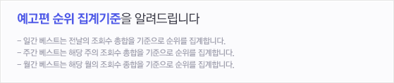 순위 집계 기준