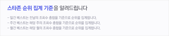 순위 집계 기준