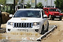 [포토] 80cm 깊이 물 속을 건너는 JEEP