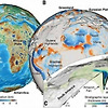 지난 1억 년 동안 지구 표면의 변화를 동적으로 보여주는 상세한 지질 모델