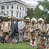 1920년대 무렵, 백악관에 모인 인디언 대표들