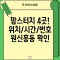 대전 유성구 원신흥동 맘스터치 4곳 운영시간, 주소, 위치, 전화번호 확인