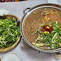 화순맛집 유진정 청둥오리전골 1마리, 공깃밥, 미나리 추가