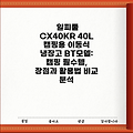 알피쿨 CX40KR 40L 캠핑용 이동식 냉장고 BT모델: 캠핑 필수템, 장점과 활용법 비교 분석