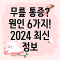 무릎 통증 원인 6가지: 2024년 최신 정보!