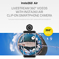 360카메라, 인스타 360 에어 펀딩 시작 및 성능 공개