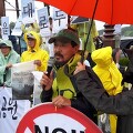 환경파괴! 생명파괴! 설악산 케이블카 설치를 멈춰라-양양군청 앞 집회와 성명서