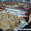 오랫 만에 속초항에서 먹어보는 도루묵 구이와 양미리 구이