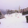 [겨울풍경영상] 눈내리는 겨울풍경영상 - 가평 에델바이스 스위스 테마파크 - 눈내리는소리, ASMR, 자연풍경영상, 창문풍경영상,마음소풍