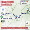 [등산코스] 울산 무룡산(451m) 봉현재P→매봉재→▲무룡산→효문운동장→원점회귀