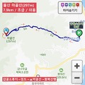 [등산코스] 울산 마골산(297m) 갑골소류지→임도→▲마골산→왕복산행
