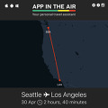 [알래스카 항공 Alaska Airlines AS1054] 시애틀 - 로스앤젤레스 이코노미