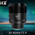메이케(Meike), RF 마운트 AF렌즈 85mm f1.4 STM 발표. RF인증 서드파티 최초?