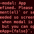 [Book Buddy / Error Note] react-modal 라이브러리 사용시 앱 요소 정의에 관한 에러