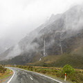 뉴질랜드 자동차 여행 #08 - 비오는날의 밀포드사운드, 호머터널(Homer Tunnel)과 폭포