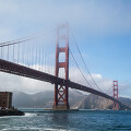 샌프란시스코 여행 - 포트 포인트 / 아래에서 보는 금문교 뷰