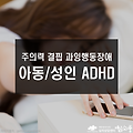 성인 ADHD의 증상,자가진단과 치료방법[부천심리상담센터 마음소풍]