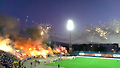 불가리아 축구 경기장 불꽃 놀이