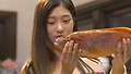 생선을 마주한 아이돌 반응