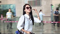 레인보우 자체발광 공항패션