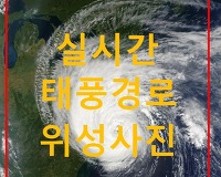 실시간 태풍 위치, 태풍 경로, 위성사진 보기