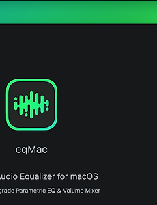 Mac | Application | 노이즈 심한 사운드 들을 때 사용하면 좋은 무료 이퀄라이저 프로그램