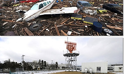 일본 대지진 발생 1년 경과, 그때와 지금의 비교사진