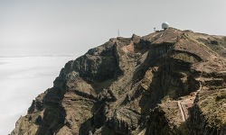 마데이라(Madeira)섬에 있는 피코 루이보(Pico Ruivo)산 트래킹 사진