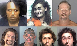 미국에서 잡힌 죄인들 중에서 가장 인상적인 평가를 받은 피의자 얼굴사진