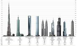 지구상에서 가장 높은 빌딩 순위와 우리나라의 각 도시의 고층 빌딩 순위