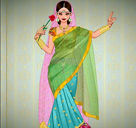 린마루게임즈 - 인도 전통 의상 크리에이터 (Indian Traditional Costume Creator)