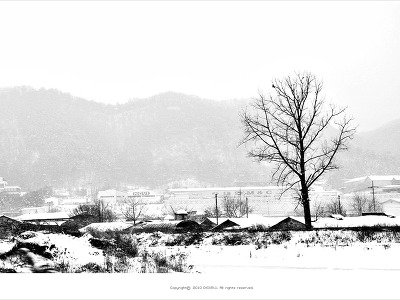 [겨울풍경] 시골마을의 아름다운 설경