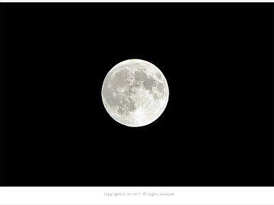 [가을풍경] 추석 보름달 - 슈퍼문
