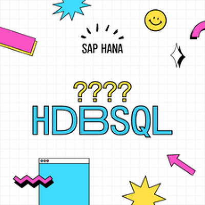 Log On to a Database ( HDBSQL 를 이용한 HANA DB 접속 )