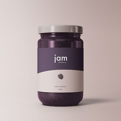 Jam Jar Mockup(잼병 목업)