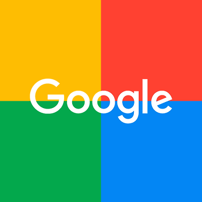 구글 로고 웹 디자인 작업용 일러스트파일(.AI)