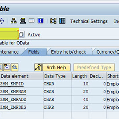 Simple Exercise on OData and SAP UI5 Application for the basic CRUD Operation