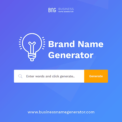 도메인 이름 짓는 것을 도와주는 비즈니스 이름 생성기(Business Name Generator)