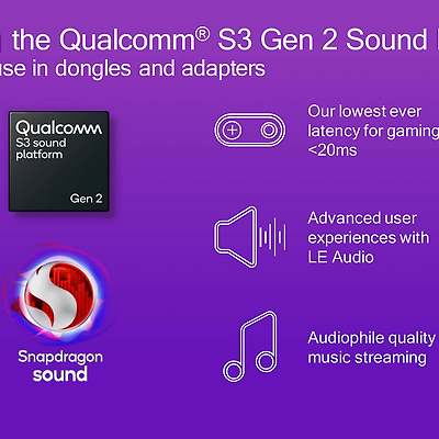 게임을 위한 무선 오디오? 퀄컴 S3 2세대 사운드 플랫폼 발표
