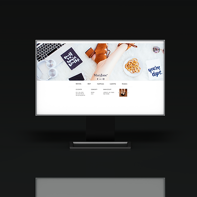 네이버블로그 홈페이지형 디자인 블로그마켓 메리제인