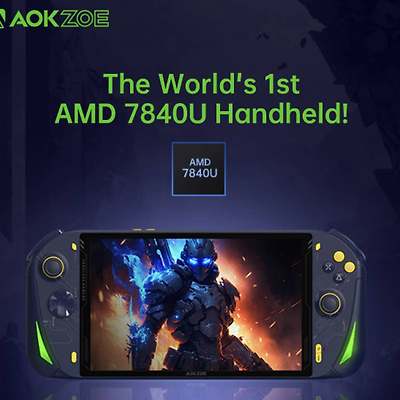 AOKZOE A1 PRO - 세계 최초 AMD 7840U 핸드헬드 게임기, 799달러부터 시작