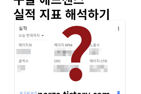 구글 애드센스 실적지표 & 용어 해석 : 페이지RPM CTC 그리고 CPC 란?
