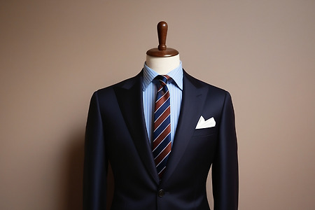 양복과 줄무늬 넥타이 / Suit and striped tie (무료이미지)