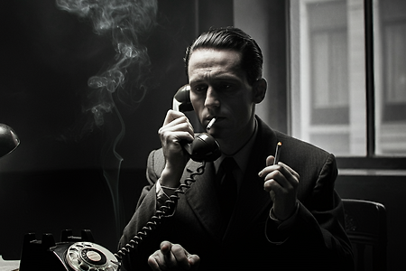 사무실에서 전화받는 사람 무료 이미지 / person, phone, office