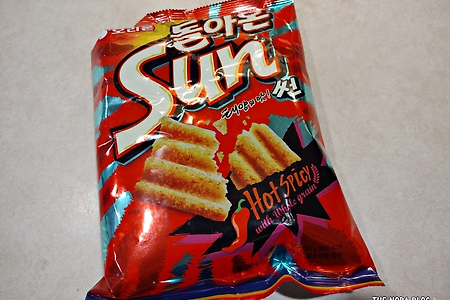 바삭바삭 얇은 콘칩에 적절한 매콤함 - 돌아온 Sun 태양의 맛!