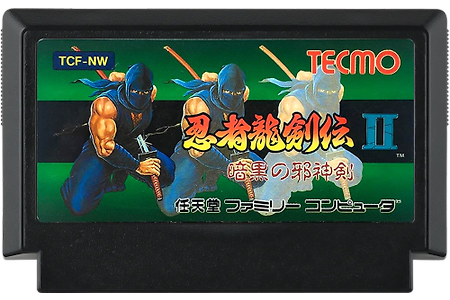 닌자용검전 2 Ninja Gaiden 2 忍者龍剣伝II Ninja Ryuuken Den II 테크모 1990 액션