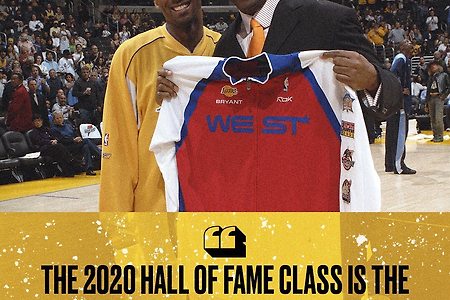 200405 코비 2020년 NBA 명예의 전당에 헌액됨