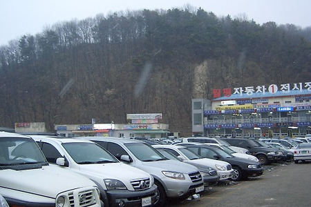 시흥에서 오신 고객님-눈바람속에서도 중고차차량은 판매한다(뉴SM7 아트차량을 판매하며)